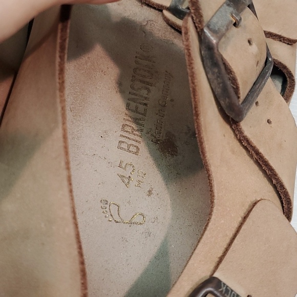 Birkenstock Mens Milano Leather Sandals shoes sz 12